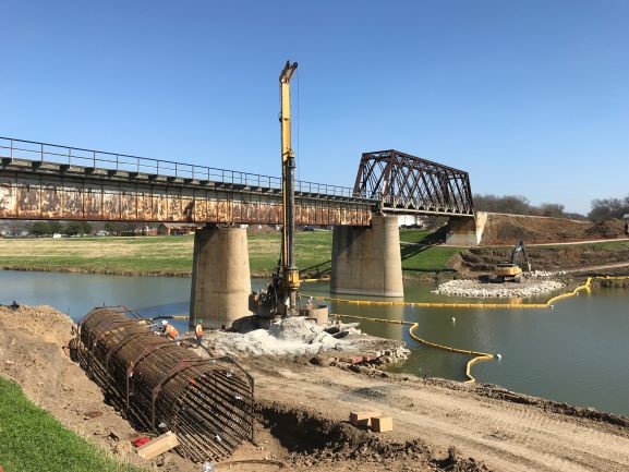 Trinity Railway Express Crossing the Trinity River – Design and Construction Challenges