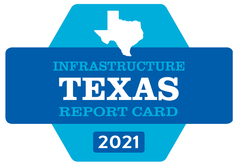 2021 Texas Infrastructure Report Card emblem
