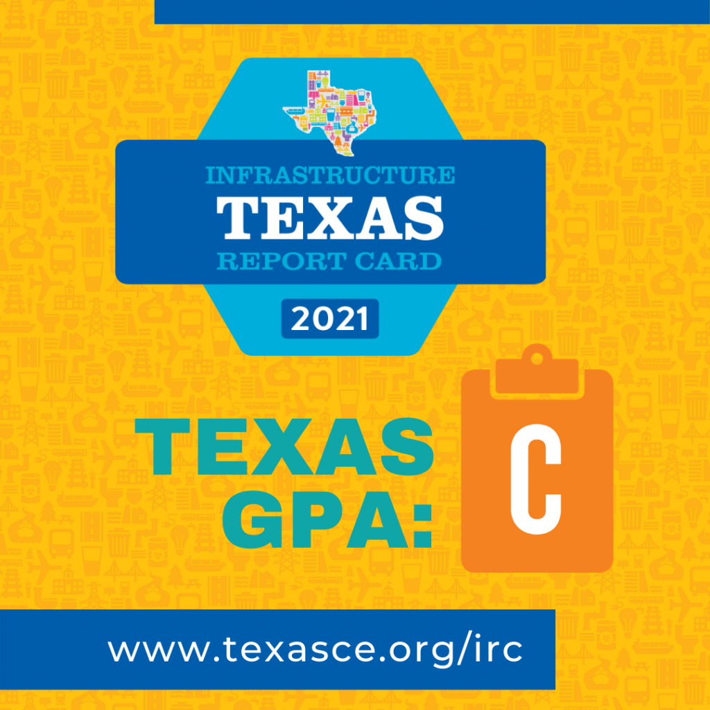 Texas Civil Engineers Grade the State’s Infrastructure a “C”