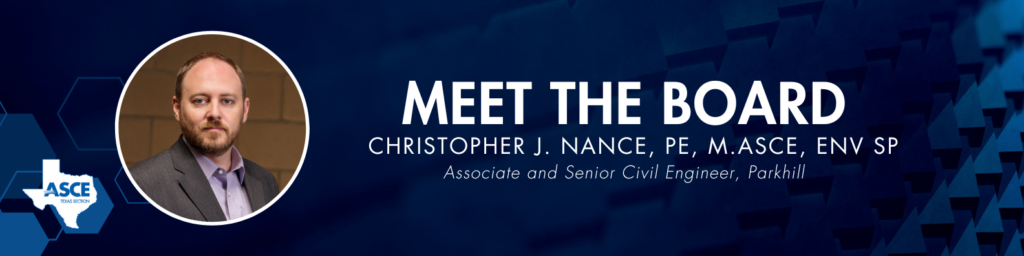 Meet Christopher J. Nance, PE, M.ASCE, ENV SP