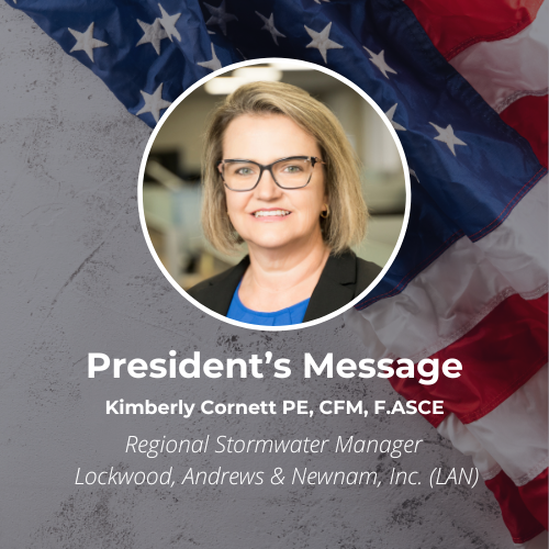 A message from ASCE Texas Section President Kimberly Cornett PE, CFM, F.ASCE